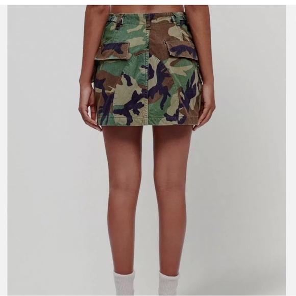 RE/DONE Upcycled Cargo Micro Skirt size XS - Picture 6 of 7